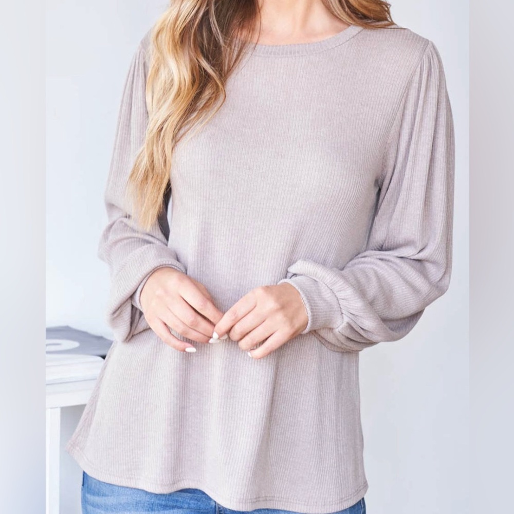 NWT Ribbed Sweater Top